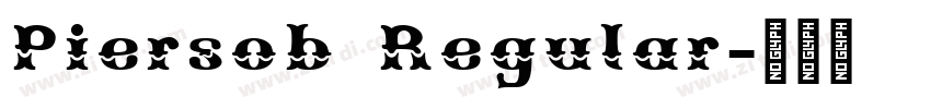 Piersob Regular字体转换